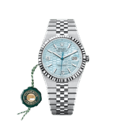 ROLEX LAND-DWELLER PLATINUM ICE BLUE DIAL (2025)